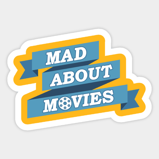 Blue Ribbons Logo Sticker by Mad About Movies